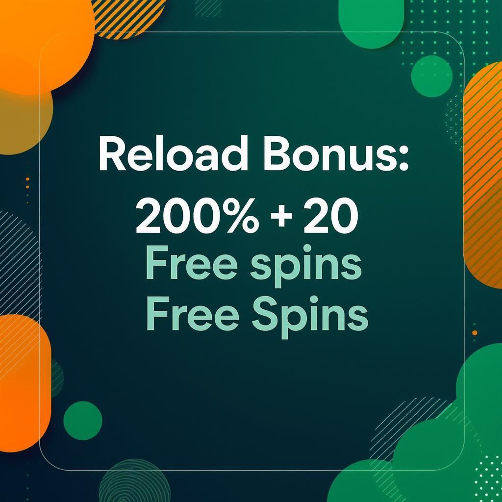 Reload Bonus: 200% + 20 Free Spins
